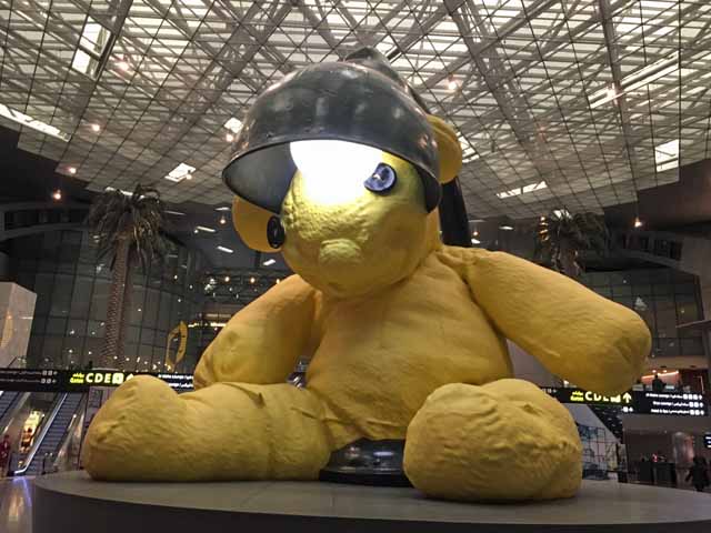 ドーハ国際空港で撮影