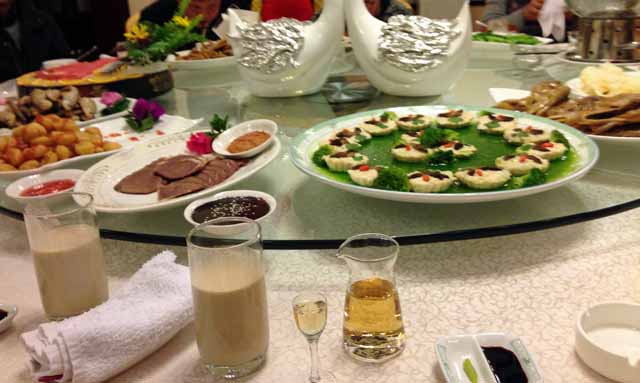 昆明ホテルで食べた中華料理