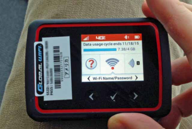 グローバルWiFiアメリカ用