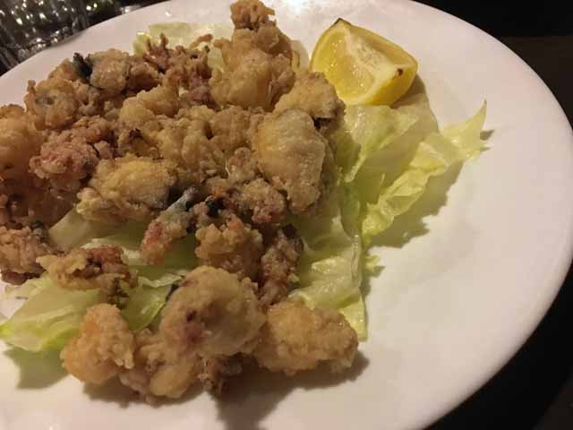 スペインで食べたイカの唐揚げ